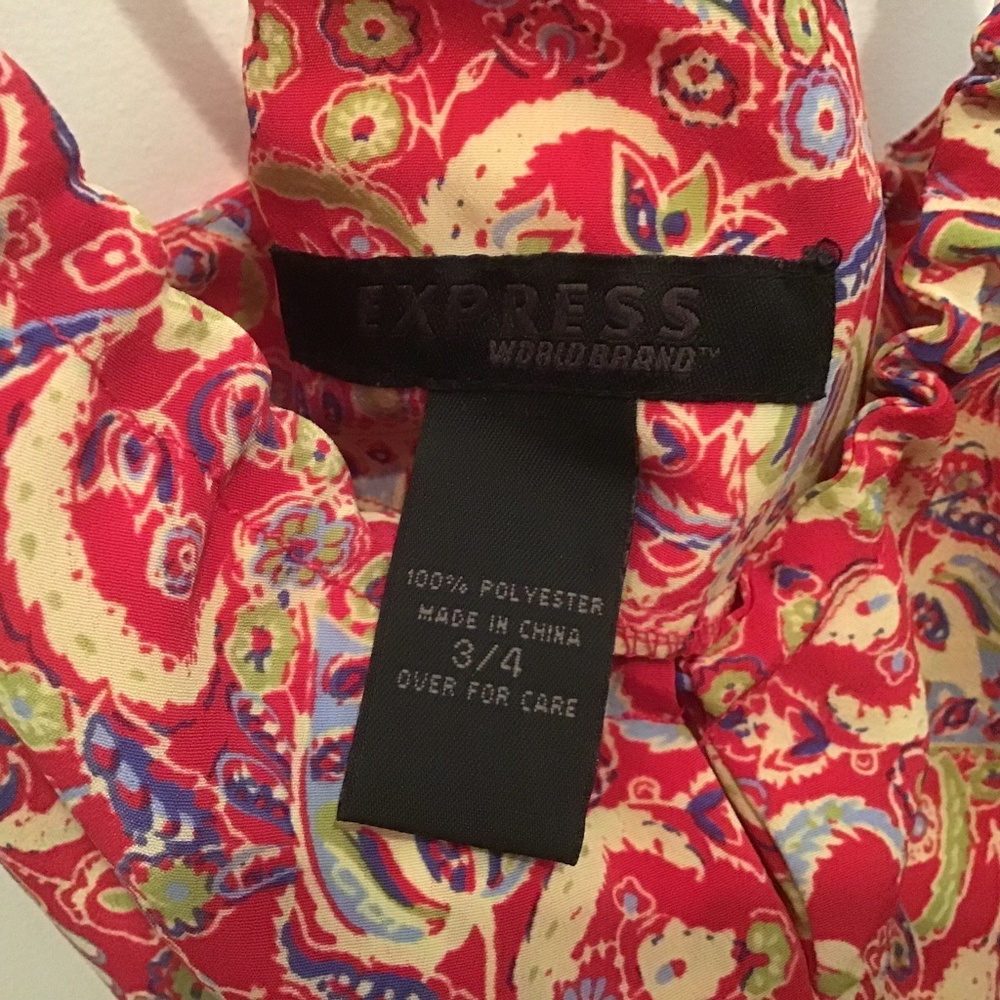 Express Sundress,, Size 3/4, Multi Color - image 3